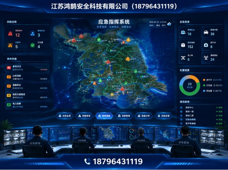 兴安应急指挥系统展示图